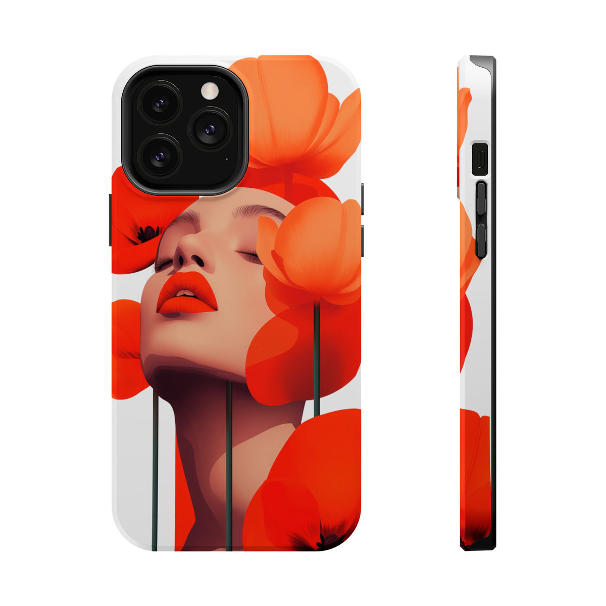 Dahlia Portrait - Magnetic iPhone Case