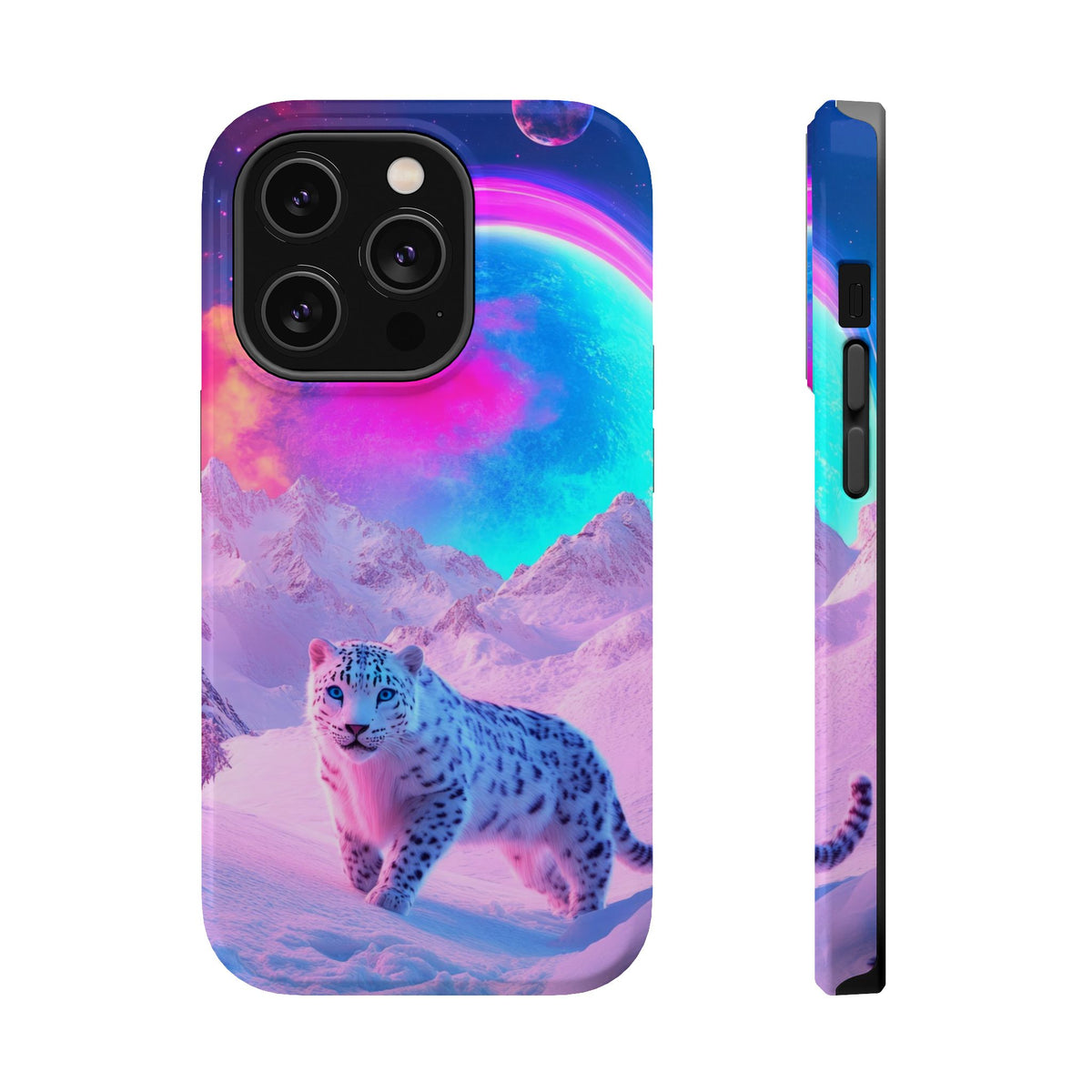 Snow Leopard - Magnetic iPhone Case