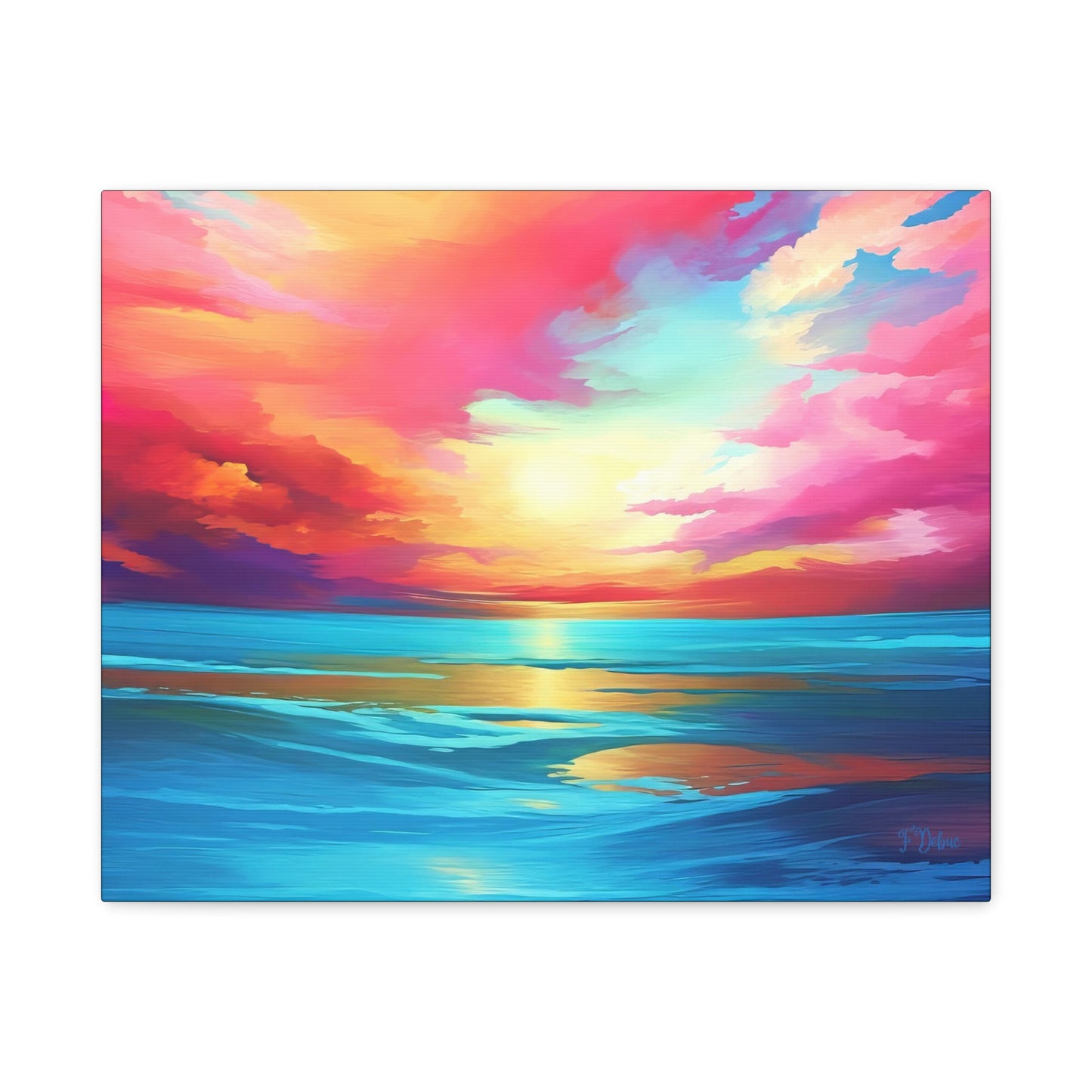 Turquoises Tides - Canvas Wall Art