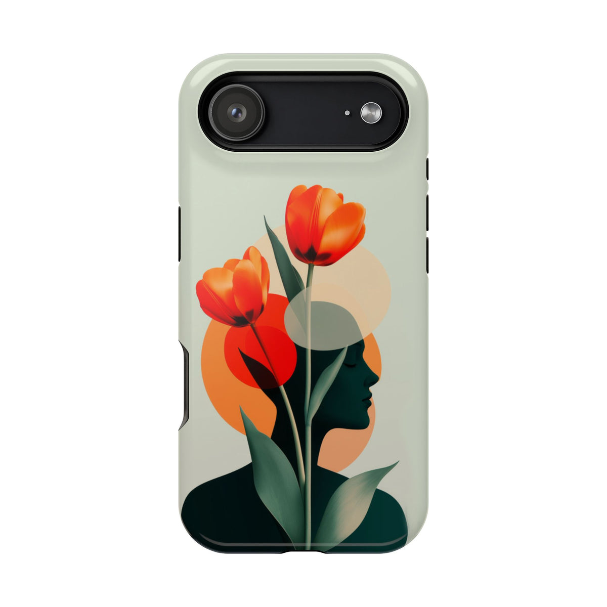 Tulip Silhouette - Magnetic iPhone Case