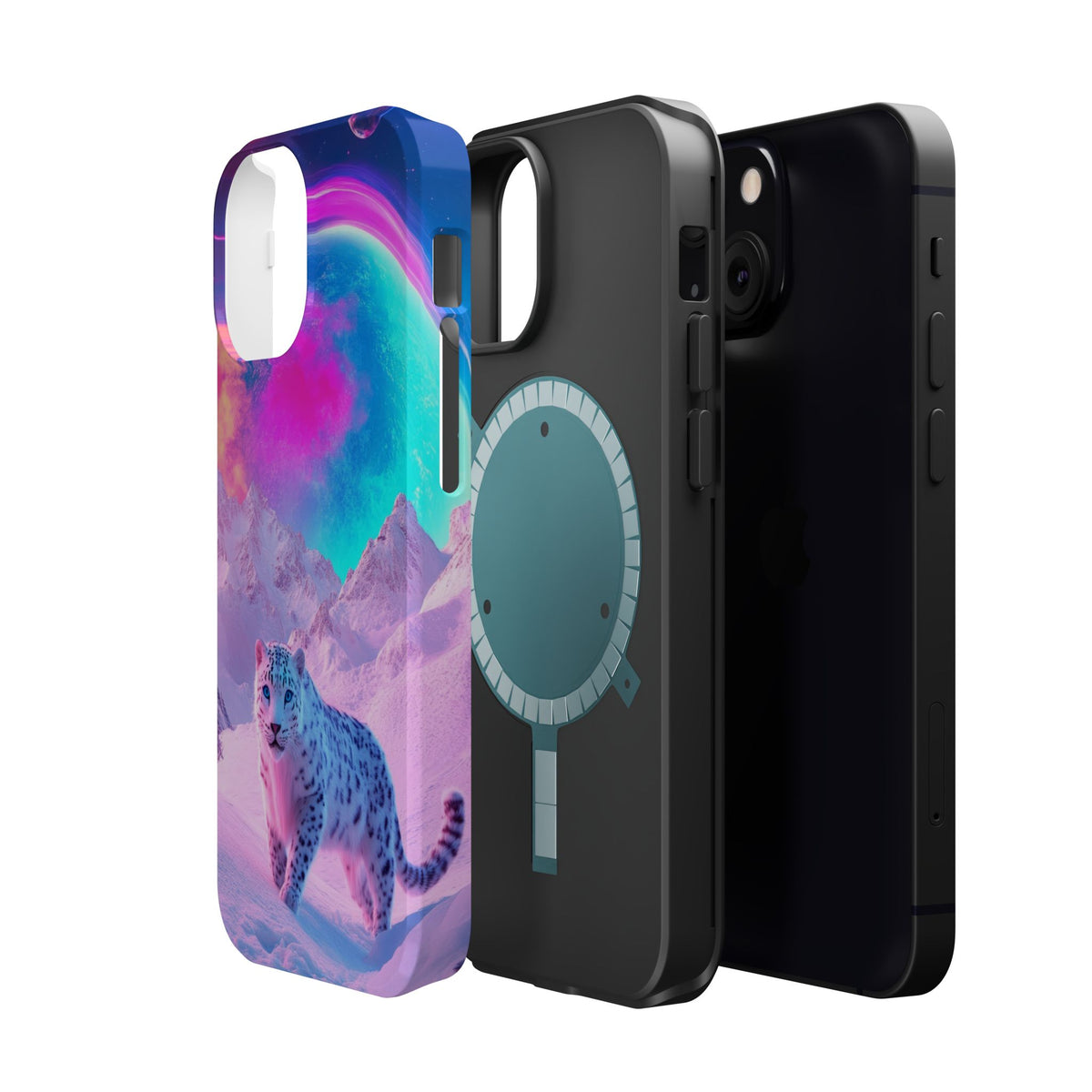 Snow Leopard - Magnetic iPhone Case