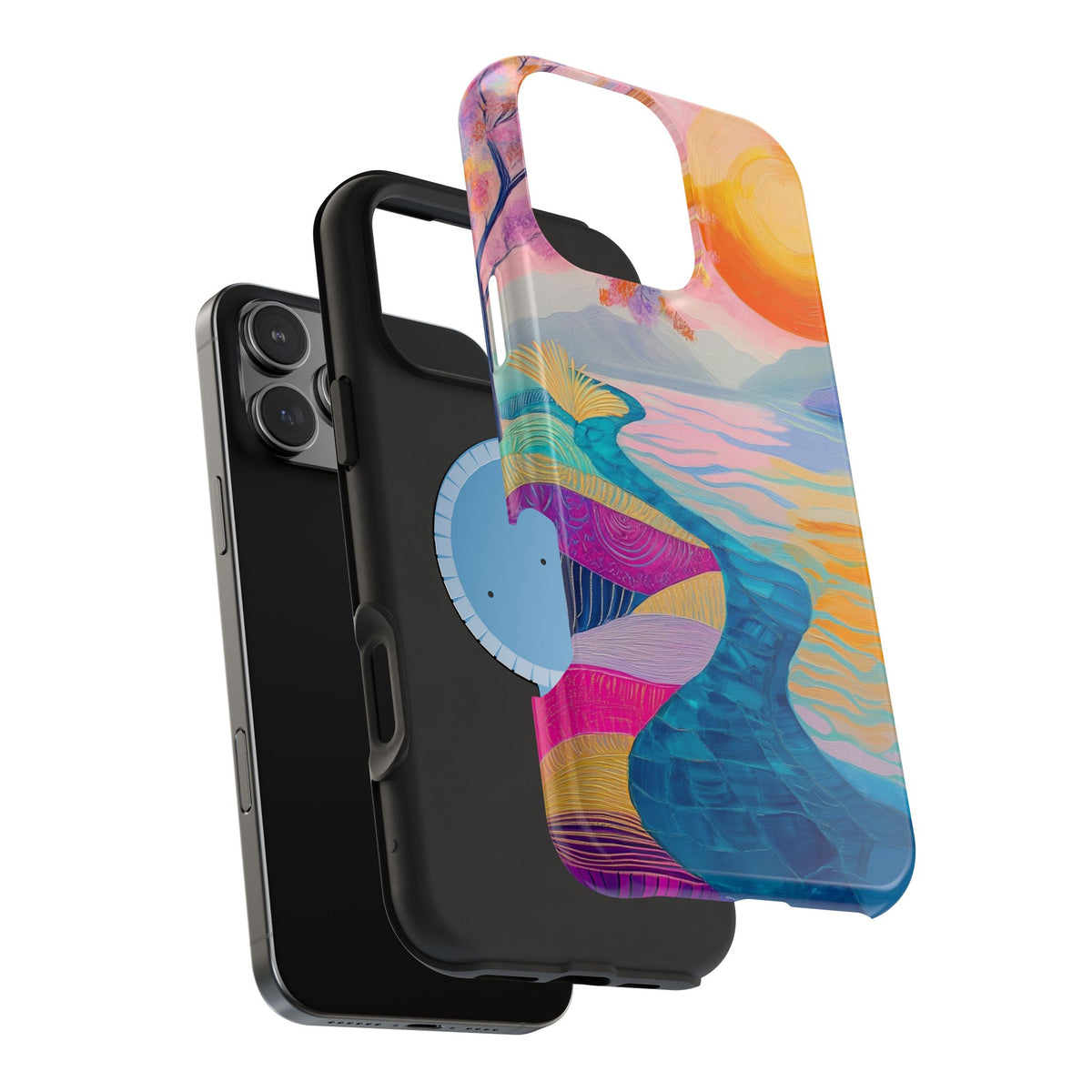 Sunset River - Magnetic iPhone Case