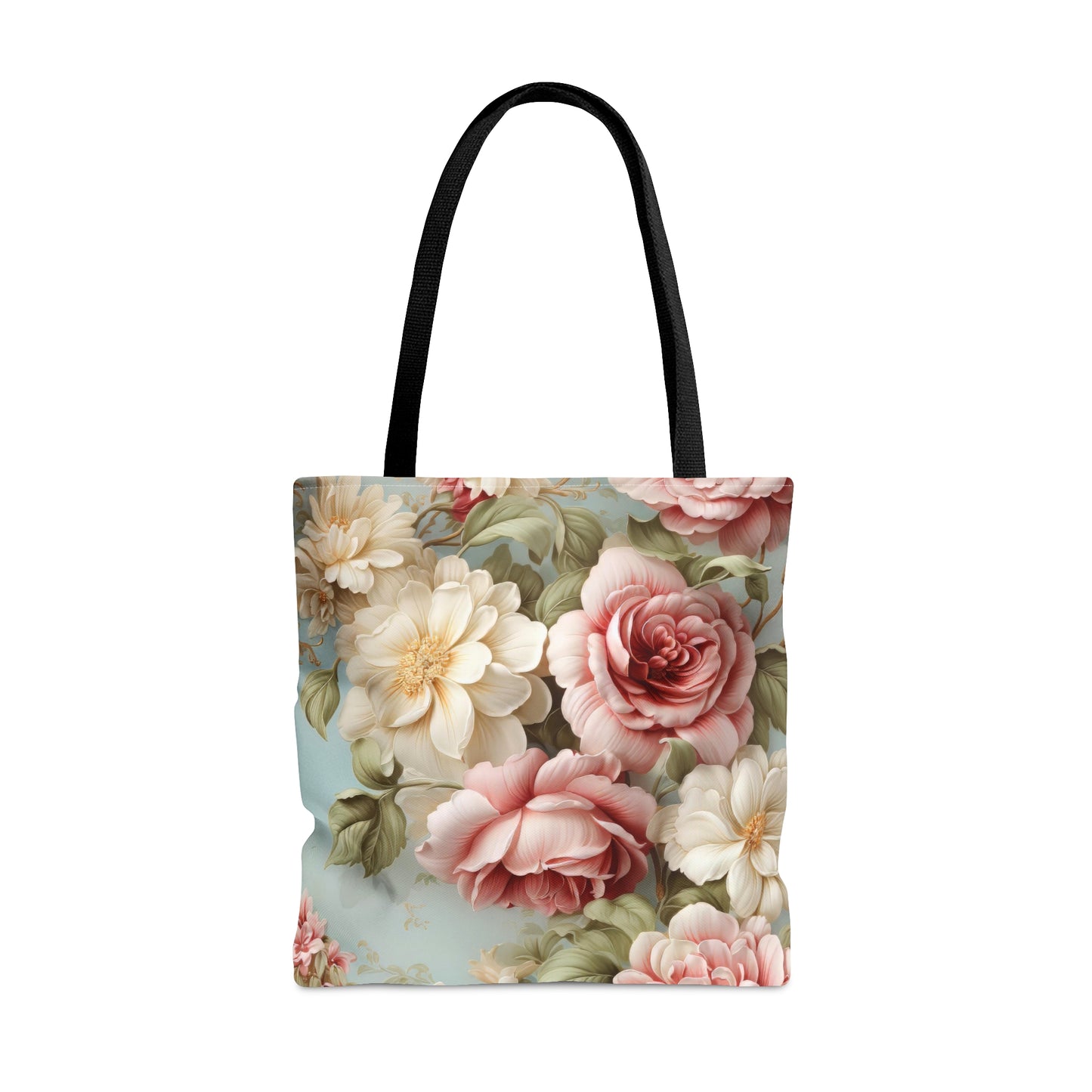 Floral Rose Tote Bag