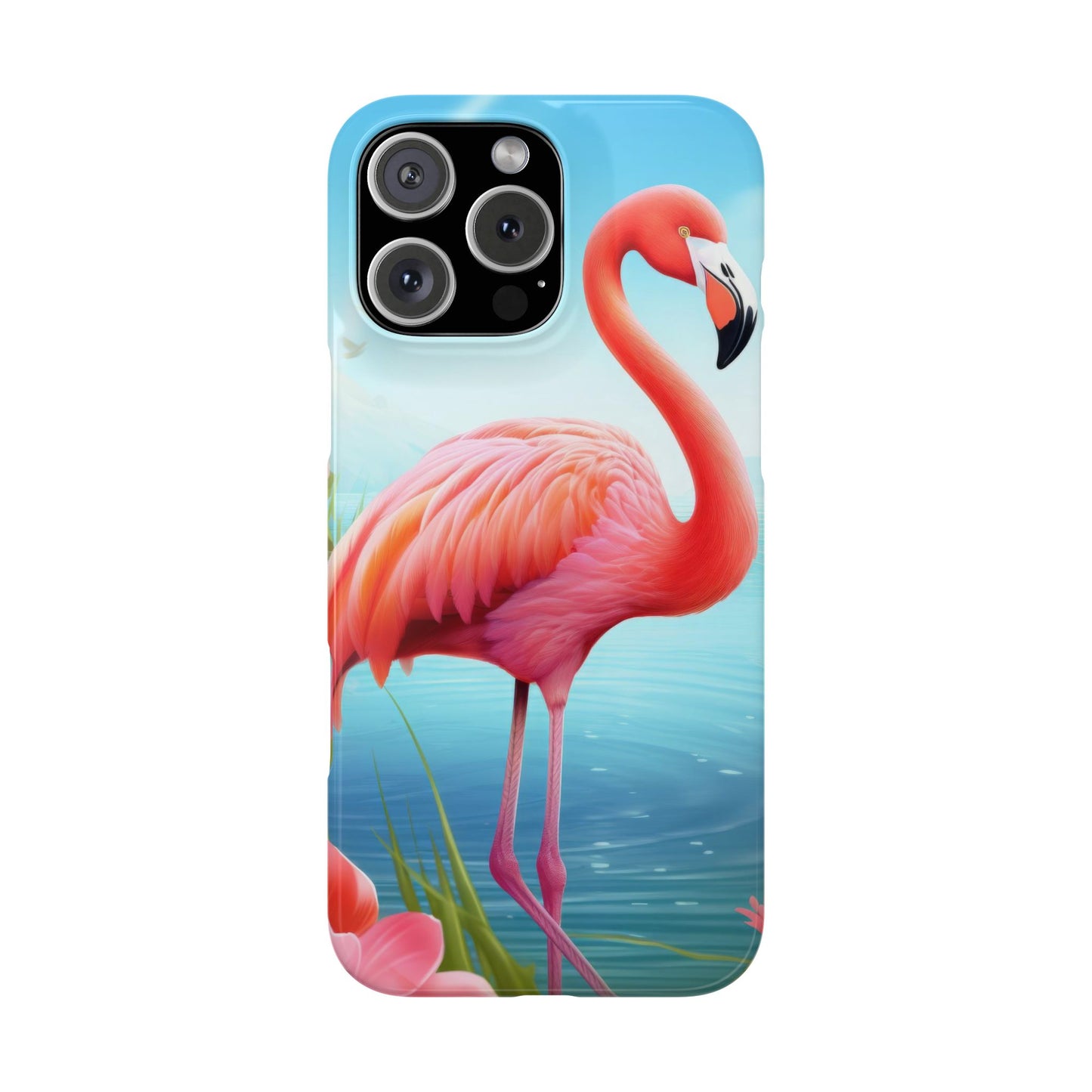 Tropical Flamingo - iPhone Case