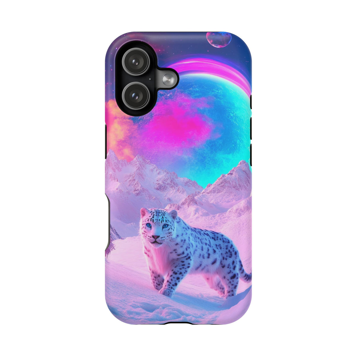 Snow Leopard - Magnetic iPhone Case
