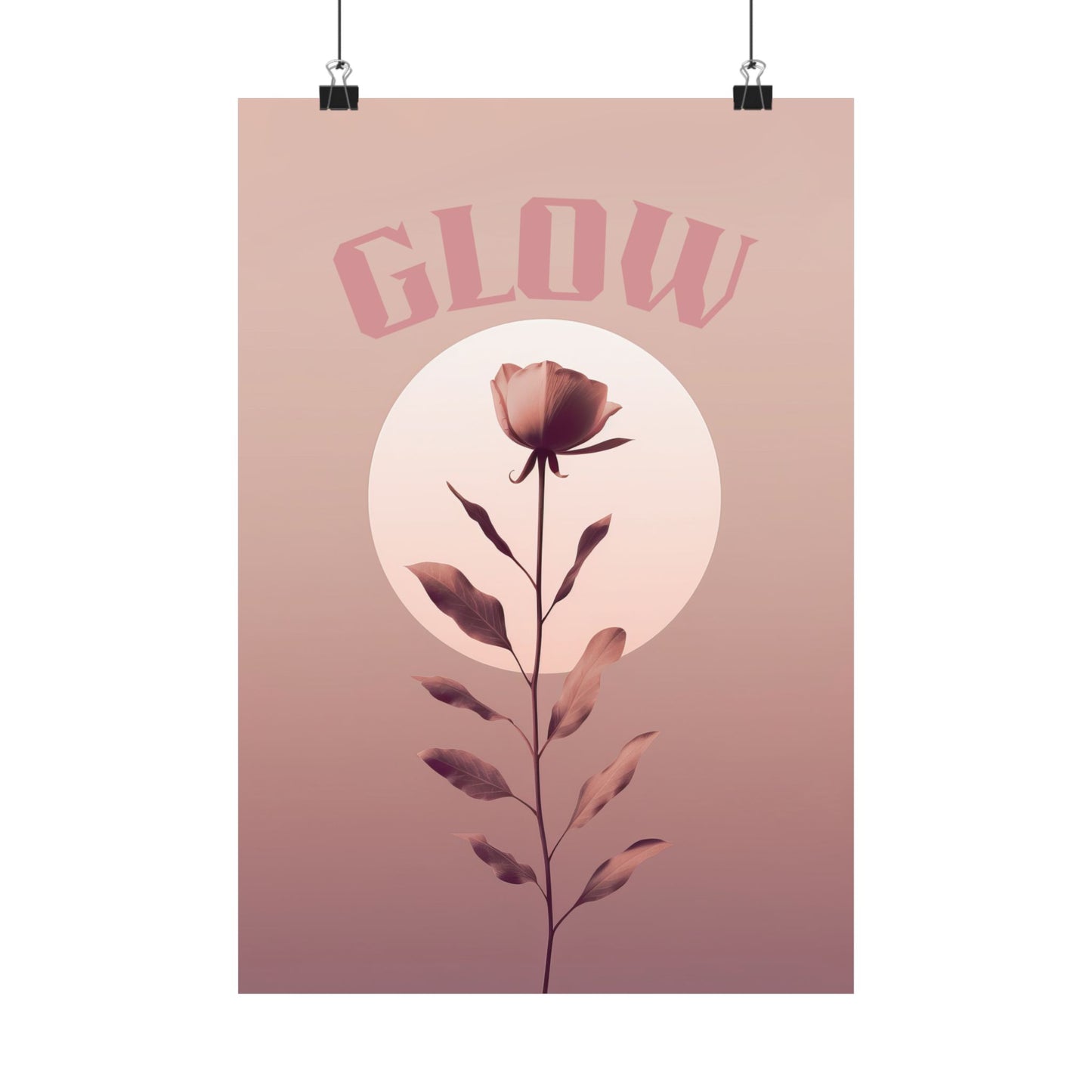 Glow – Floral Art Print