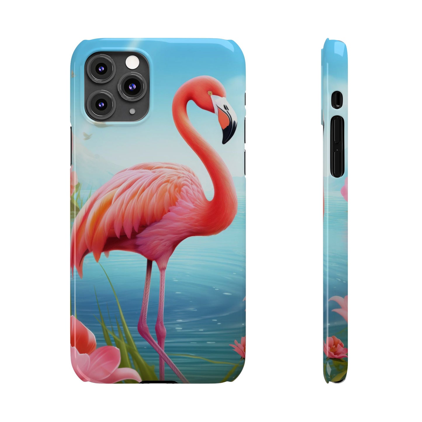 Tropical Flamingo - iPhone Case