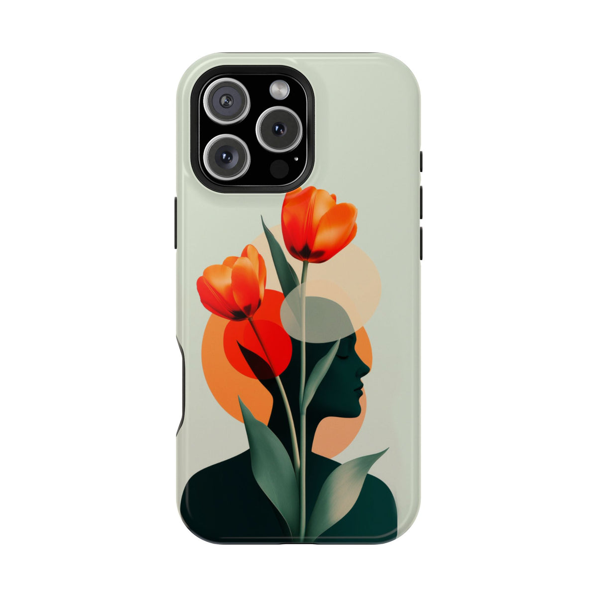 Tulip Silhouette - Magnetic iPhone Case