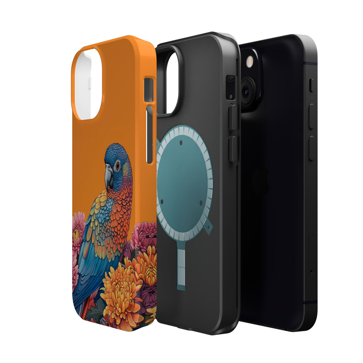 Parakeet Blossom - Magnetic iPhone Case