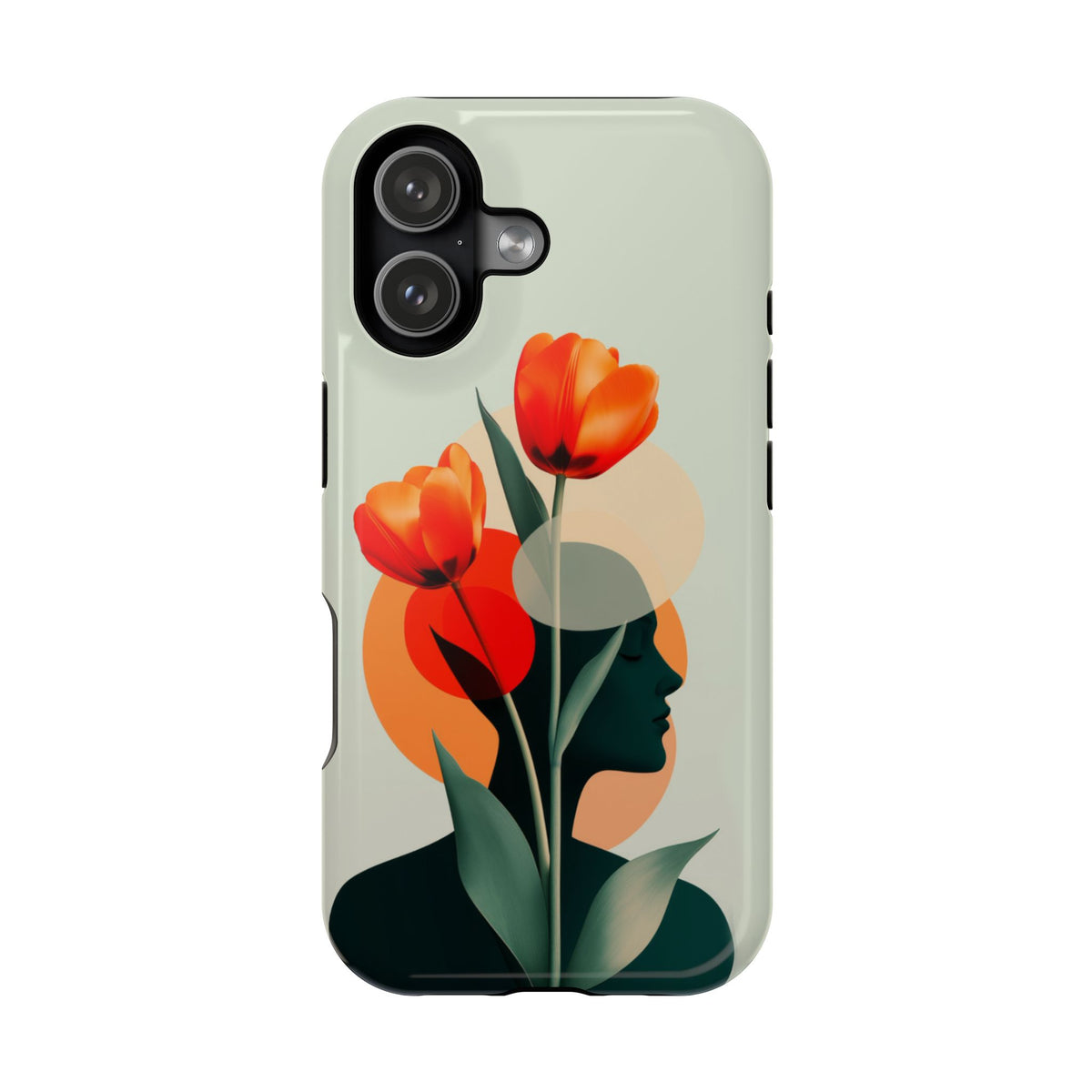 Tulip Silhouette - Magnetic iPhone Case