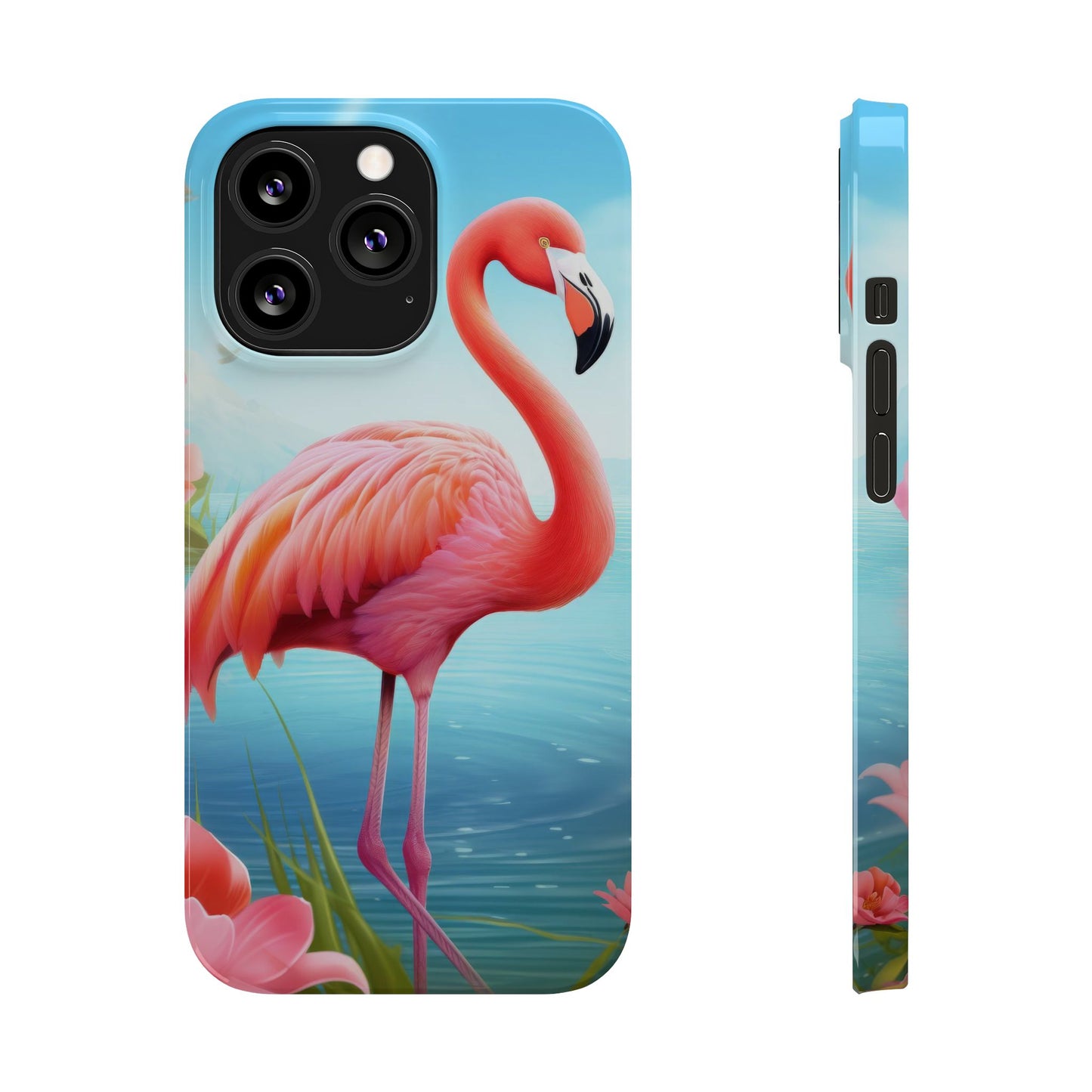 Tropical Flamingo - iPhone Case