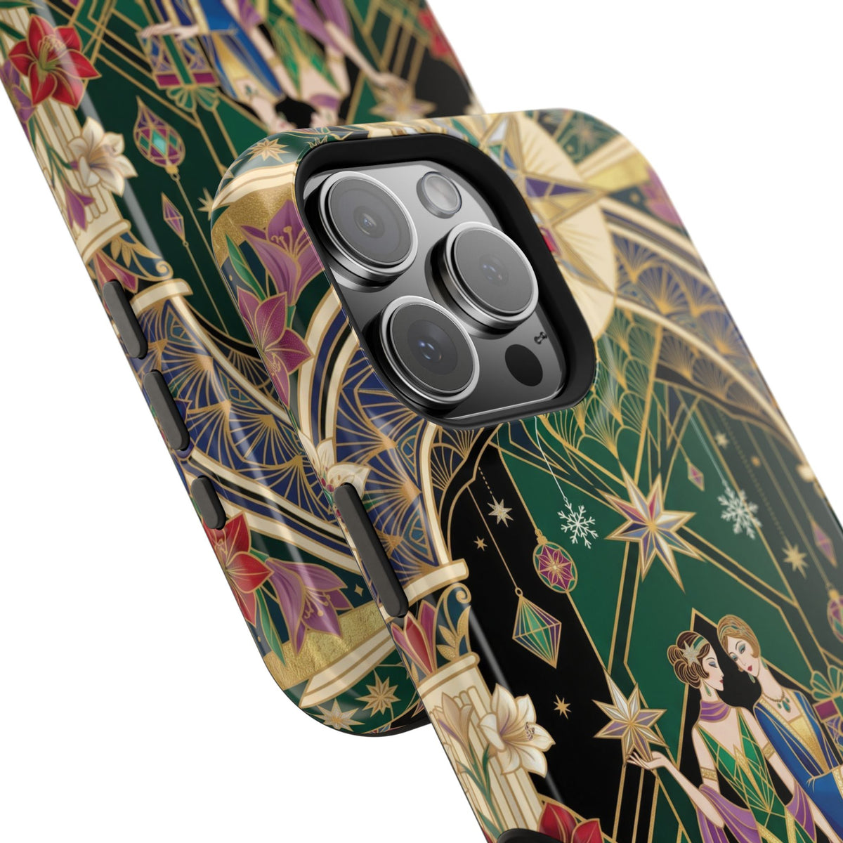 Art Deco Festive Figures - Magnetic iPhone Case