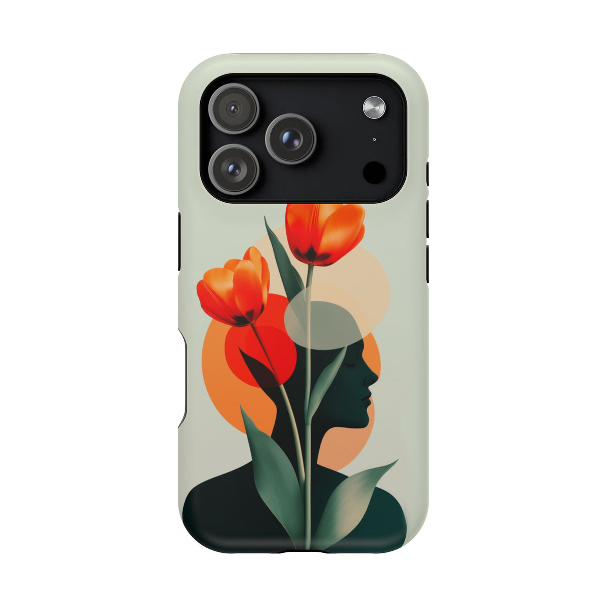 Tulip Silhouette - Magnetic iPhone Case