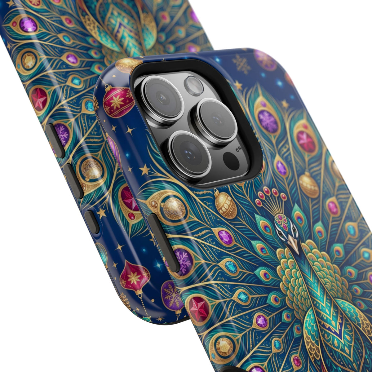Christmas Peacock - Magnetic iPhone Case