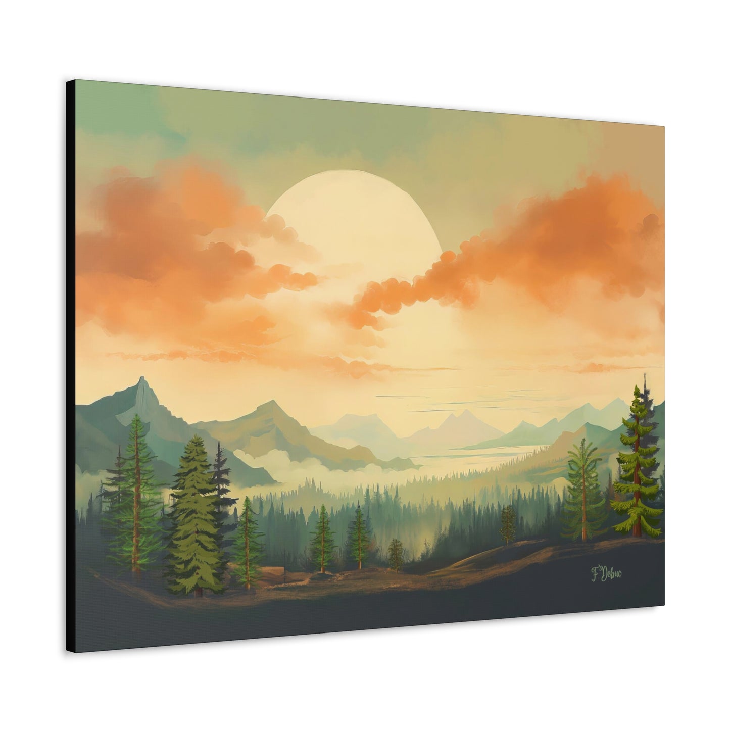 Whispering Pines - Canvas Art Print