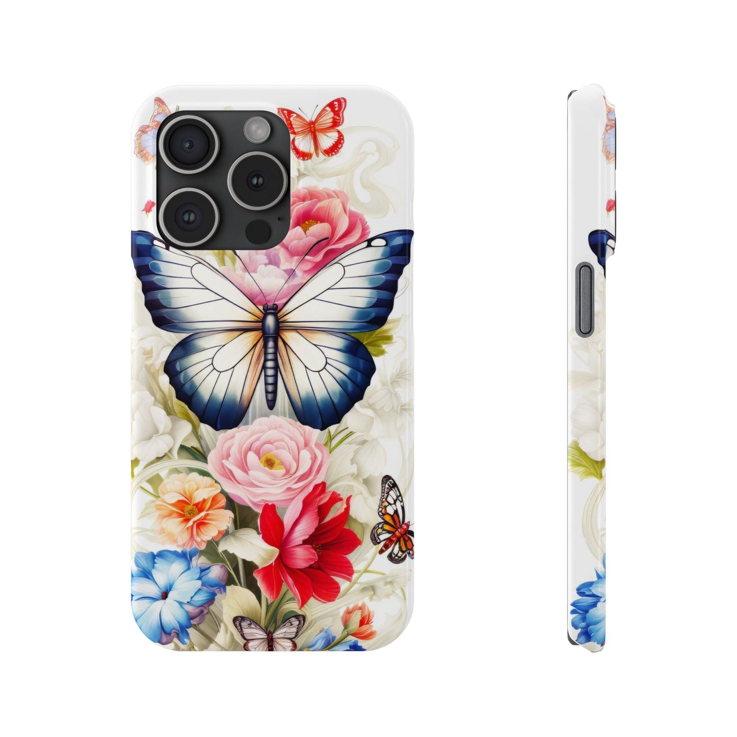 Butterfly Floral - iPhone Case