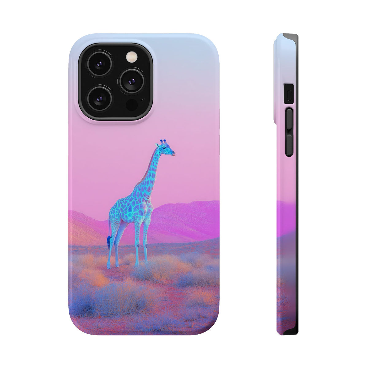 Giraffe Landscape - Magnetic iPhone Case