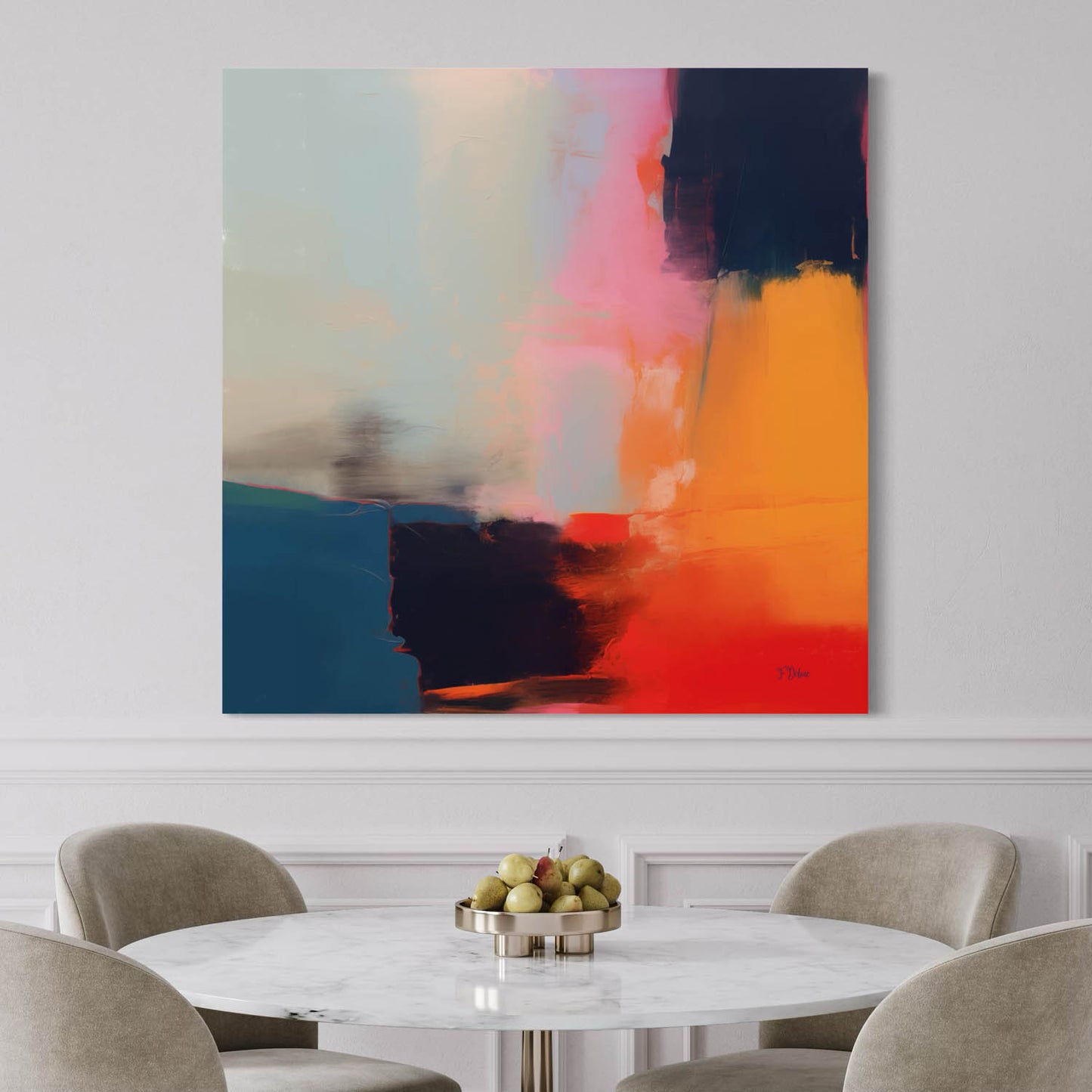 Fusion Dreams – Modern Color Canvas