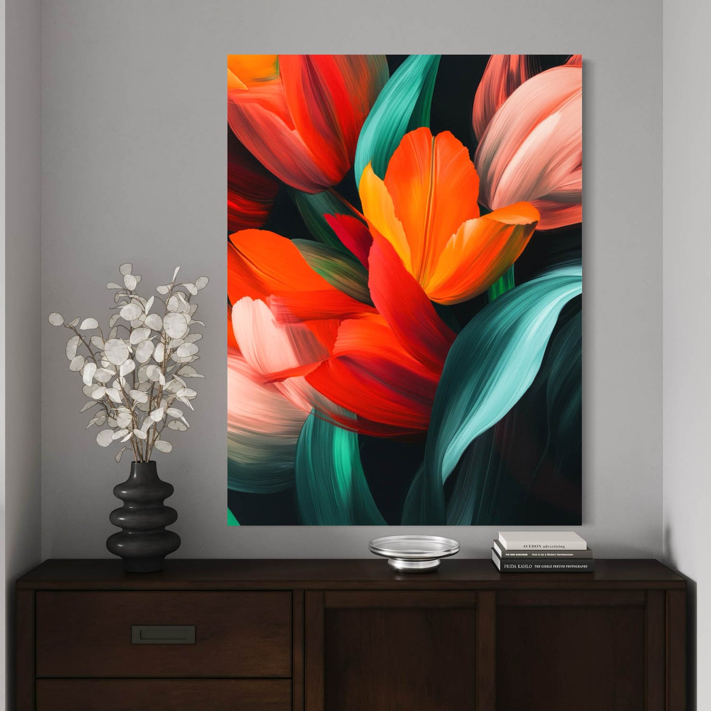 Golden Bloom - Canvas Wall Art
