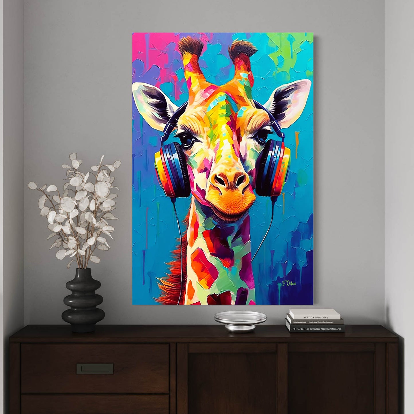 Graceful Giraffe - Canvas Wall Art