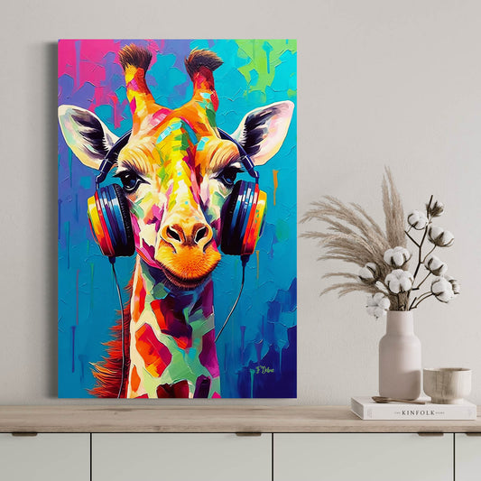 Graceful Giraffe - Canvas Wall Art