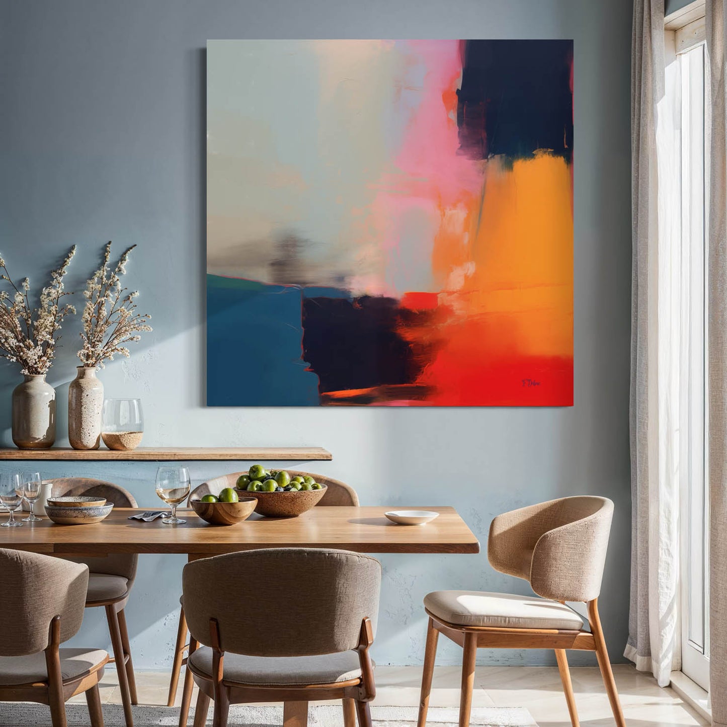 Fusion Dreams – Modern Color Canvas