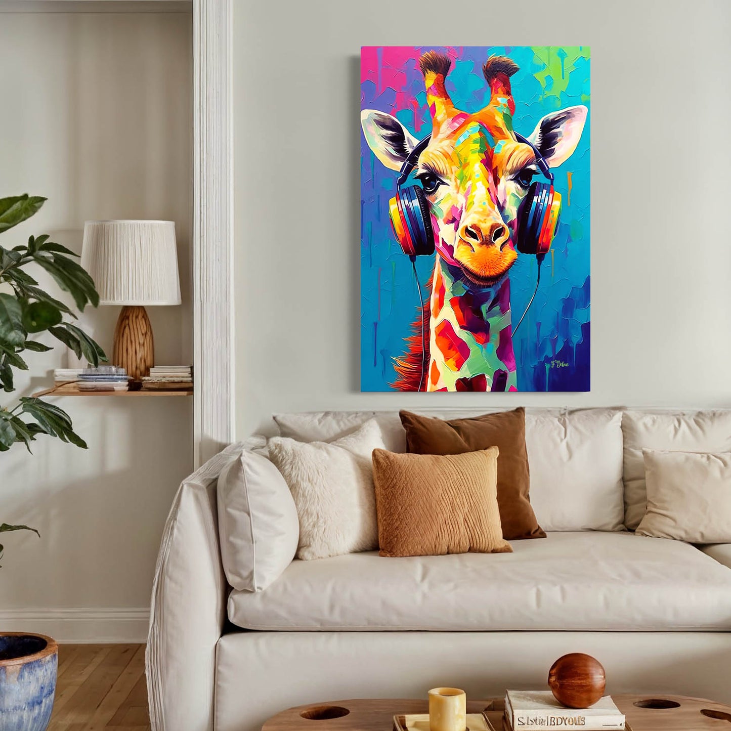 Graceful Giraffe - Canvas Wall Art