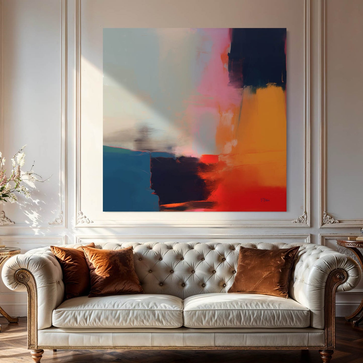 Fusion Dreams – Modern Color Canvas