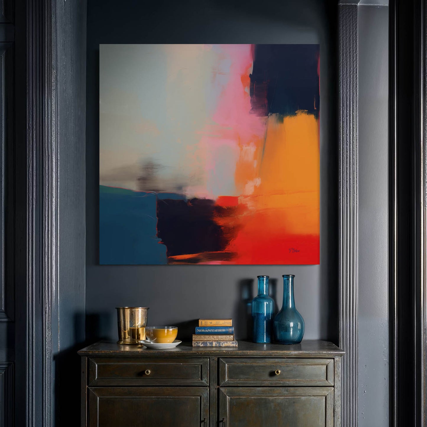 Fusion Dreams – Modern Color Canvas