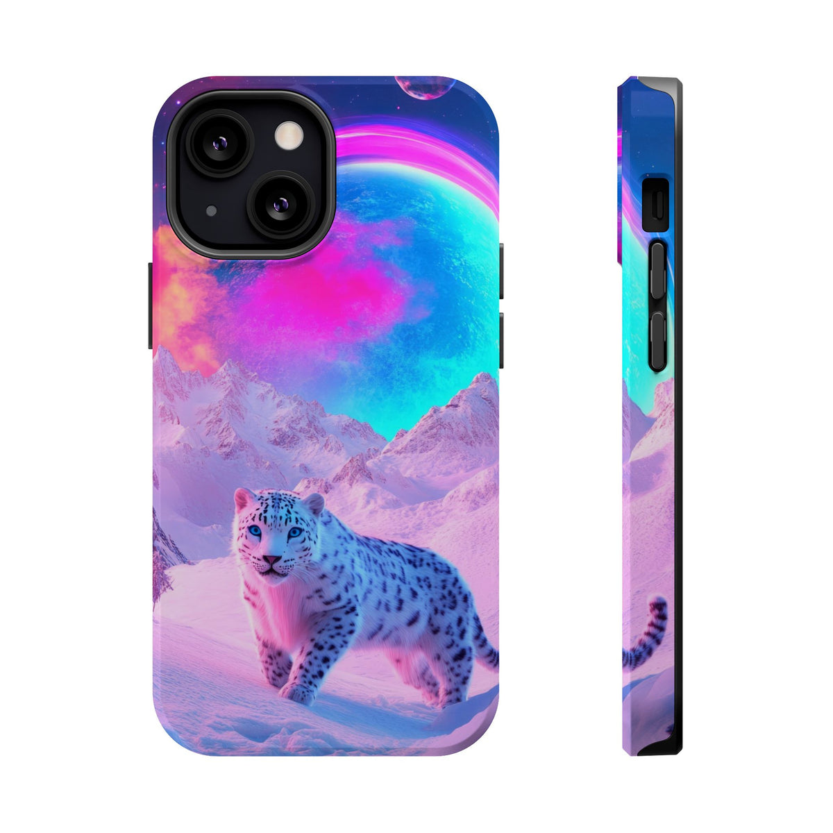 Snow Leopard - Magnetic iPhone Case