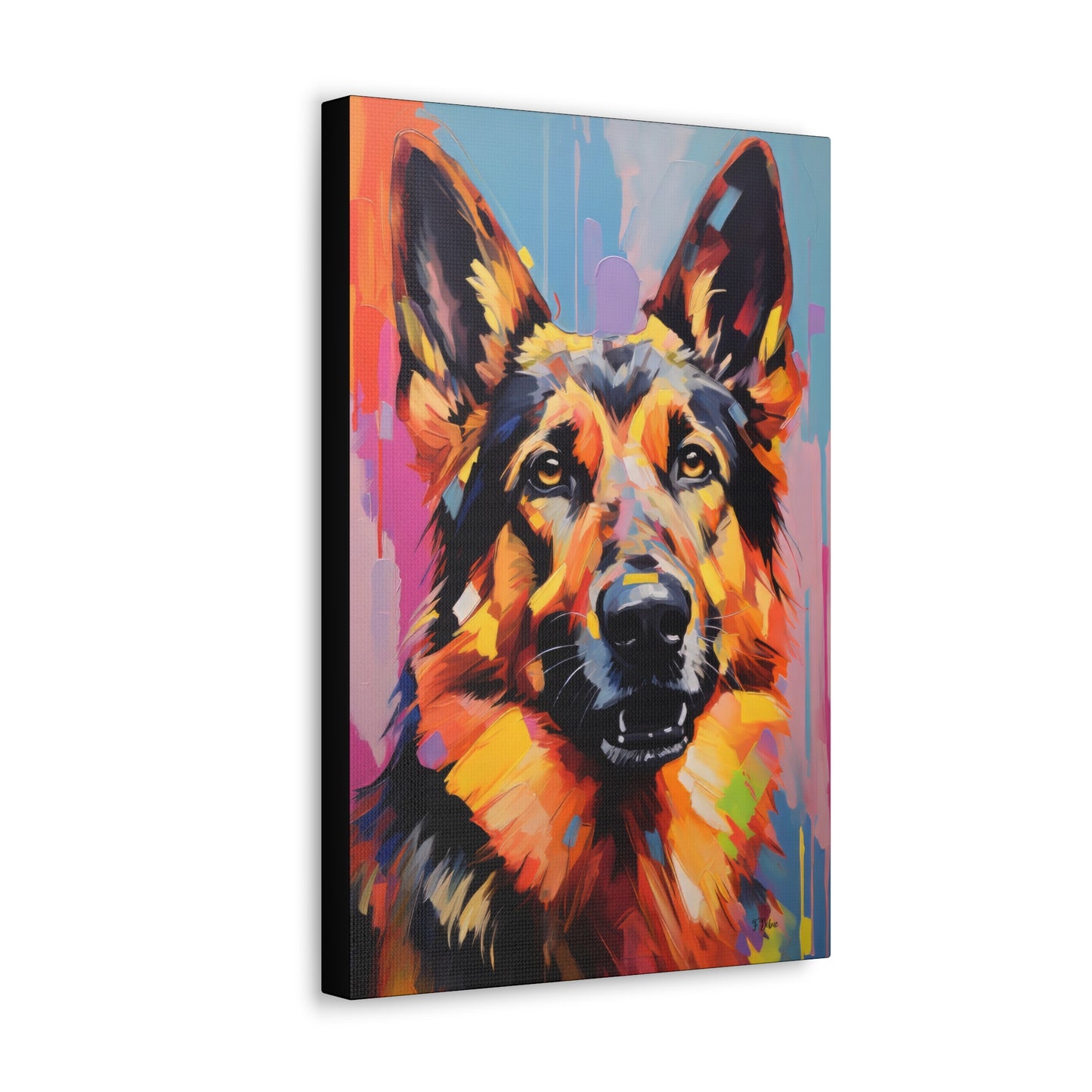 German Shepperd - Canvas Wall Art