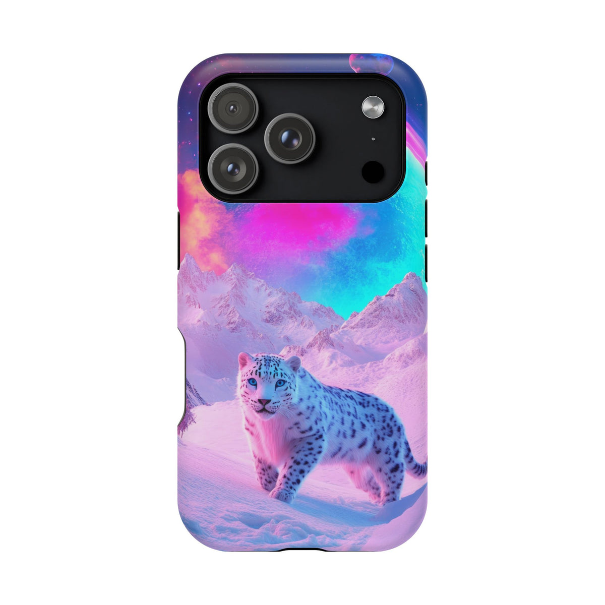 Snow Leopard - Magnetic iPhone Case