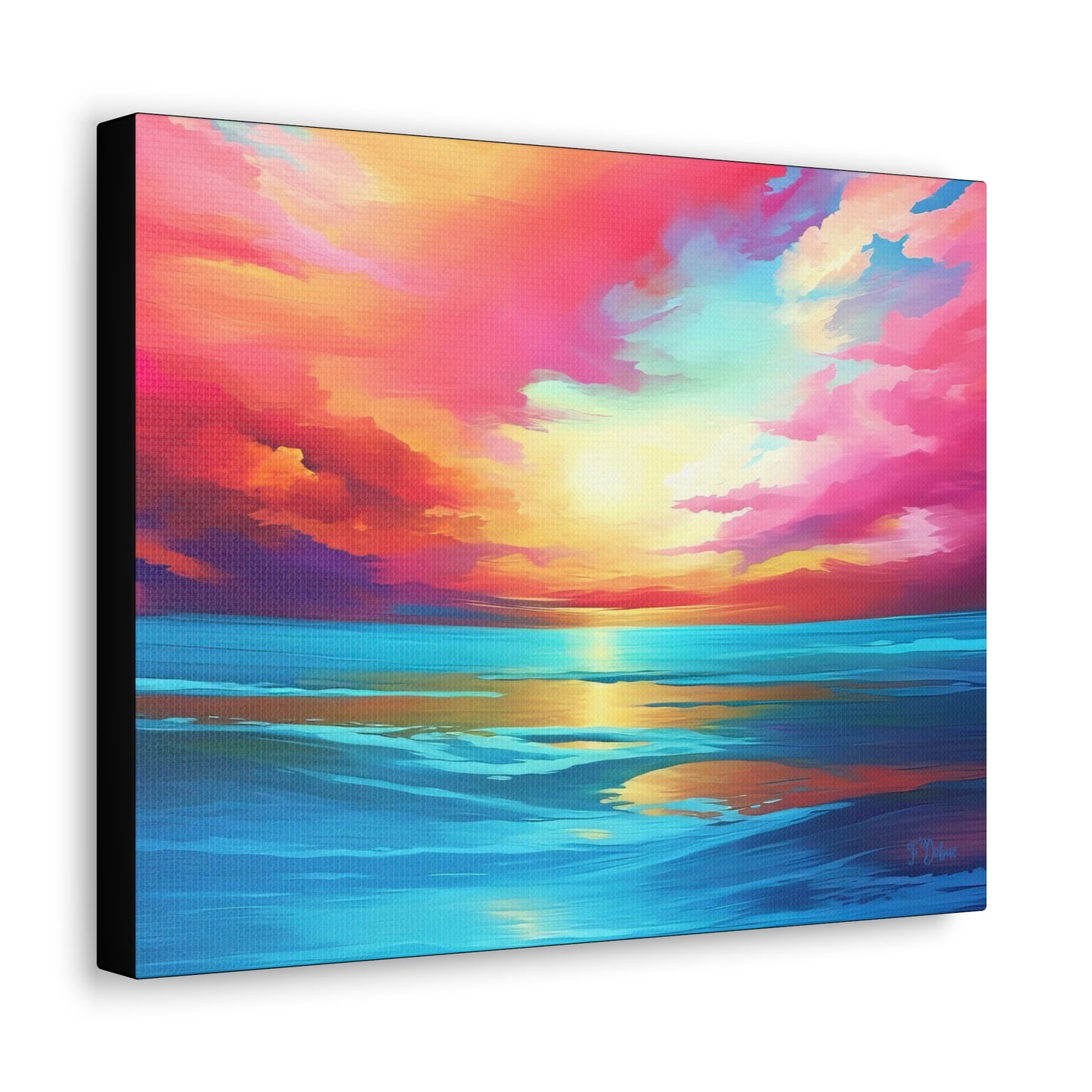 Turquoise Tides - Canvas Wall Art
