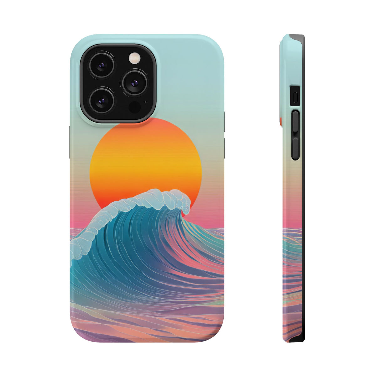 Sunset Wave - Magnetic iPhone Case