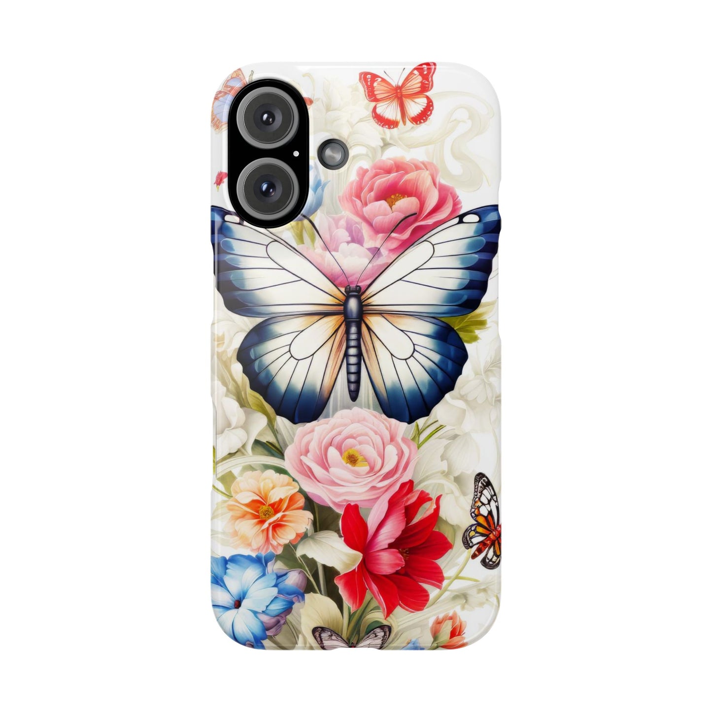Butterfly Floral - iPhone Case