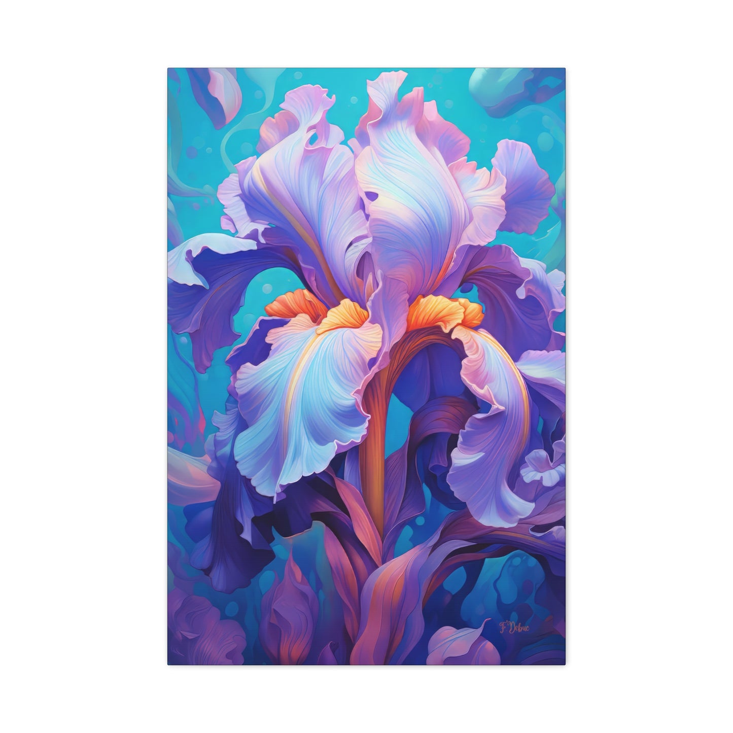 Iris Burst - Canvas Wall Art