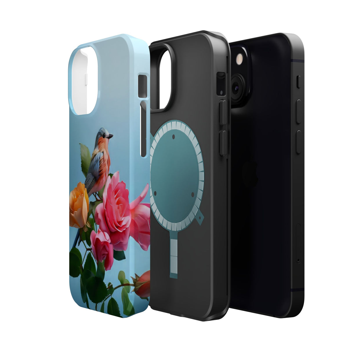 Songbird & Roses - Magnetic iPhone Case
