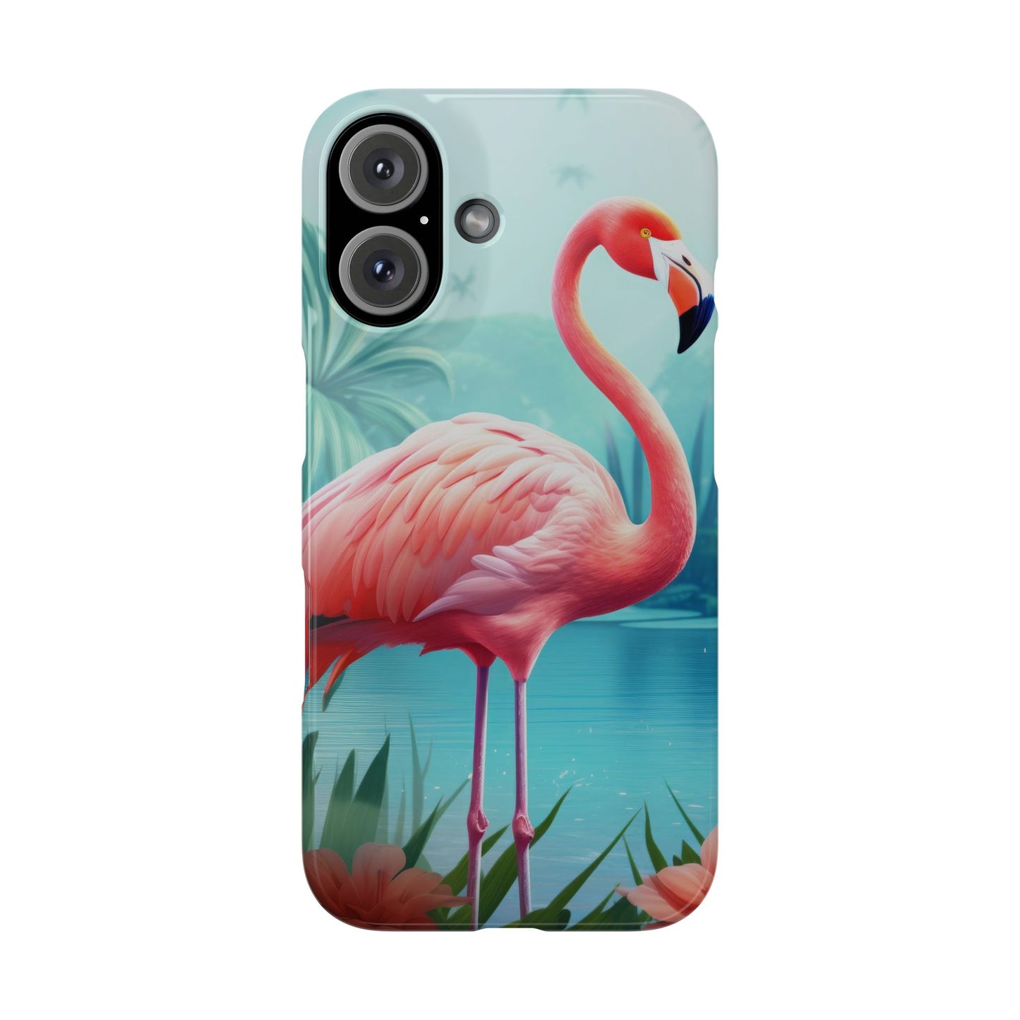 Pink Flamingo - iPhone Case