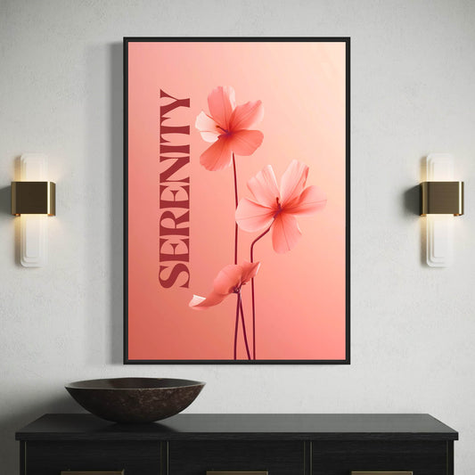 Serenity – Floral Art Print