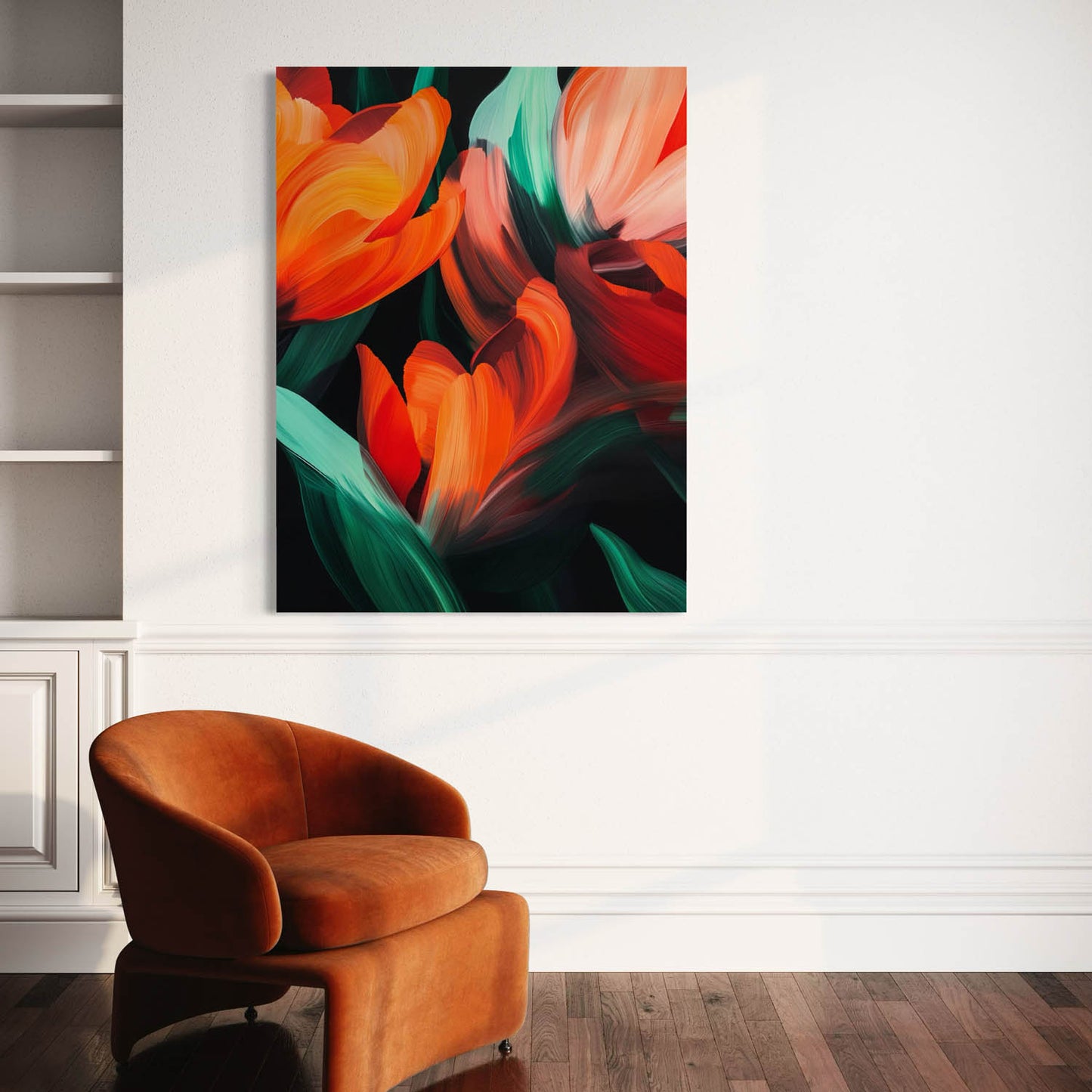 Radiant Petal - Canvas Wall Art