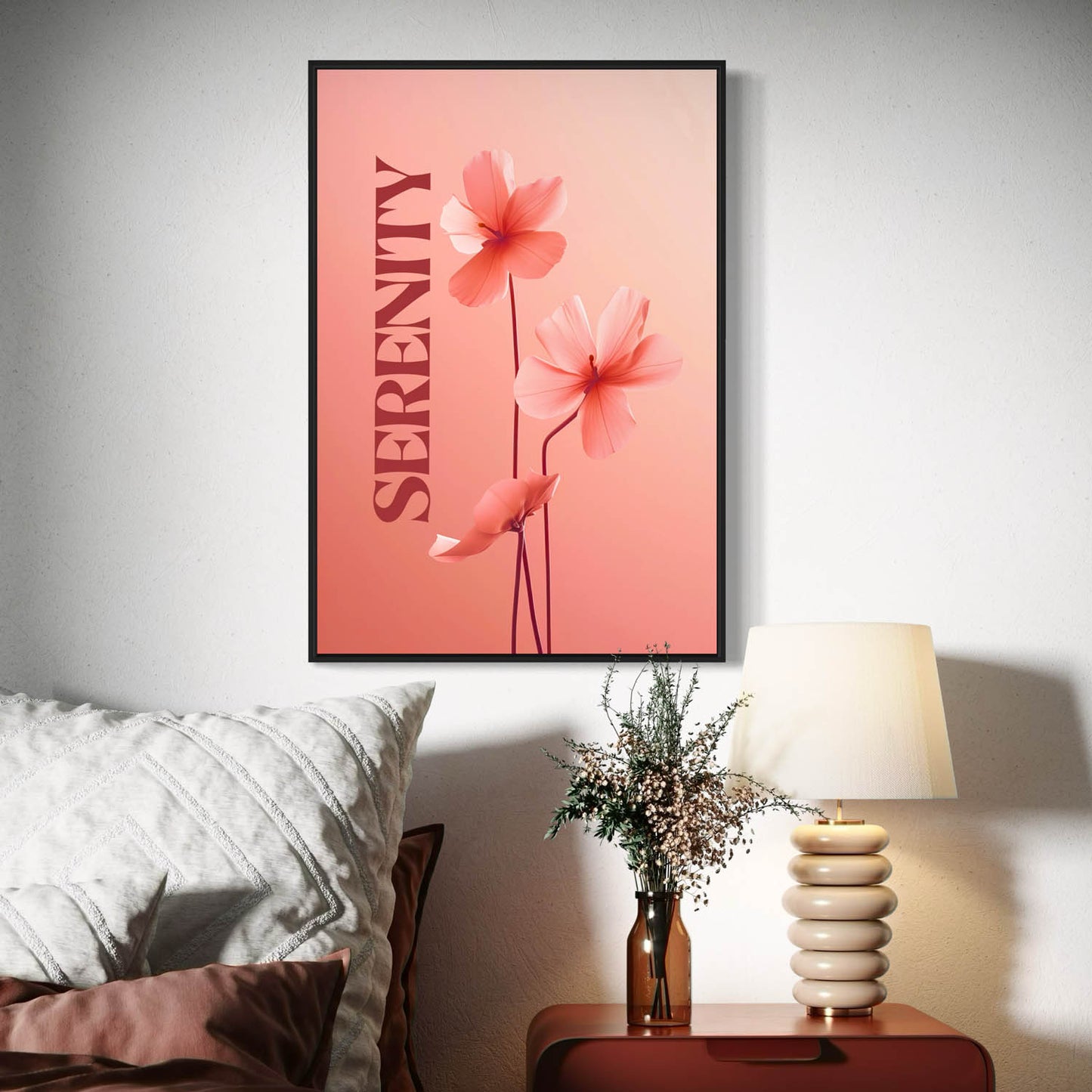 Serenity – Floral Art Print