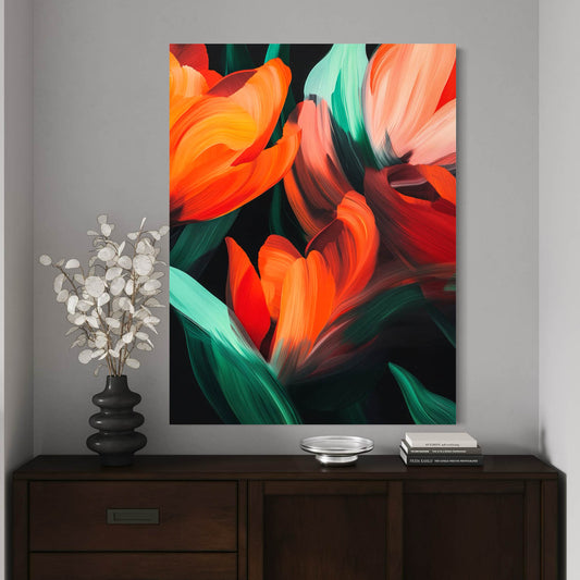 Radiant Petal - Canvas Wall Art
