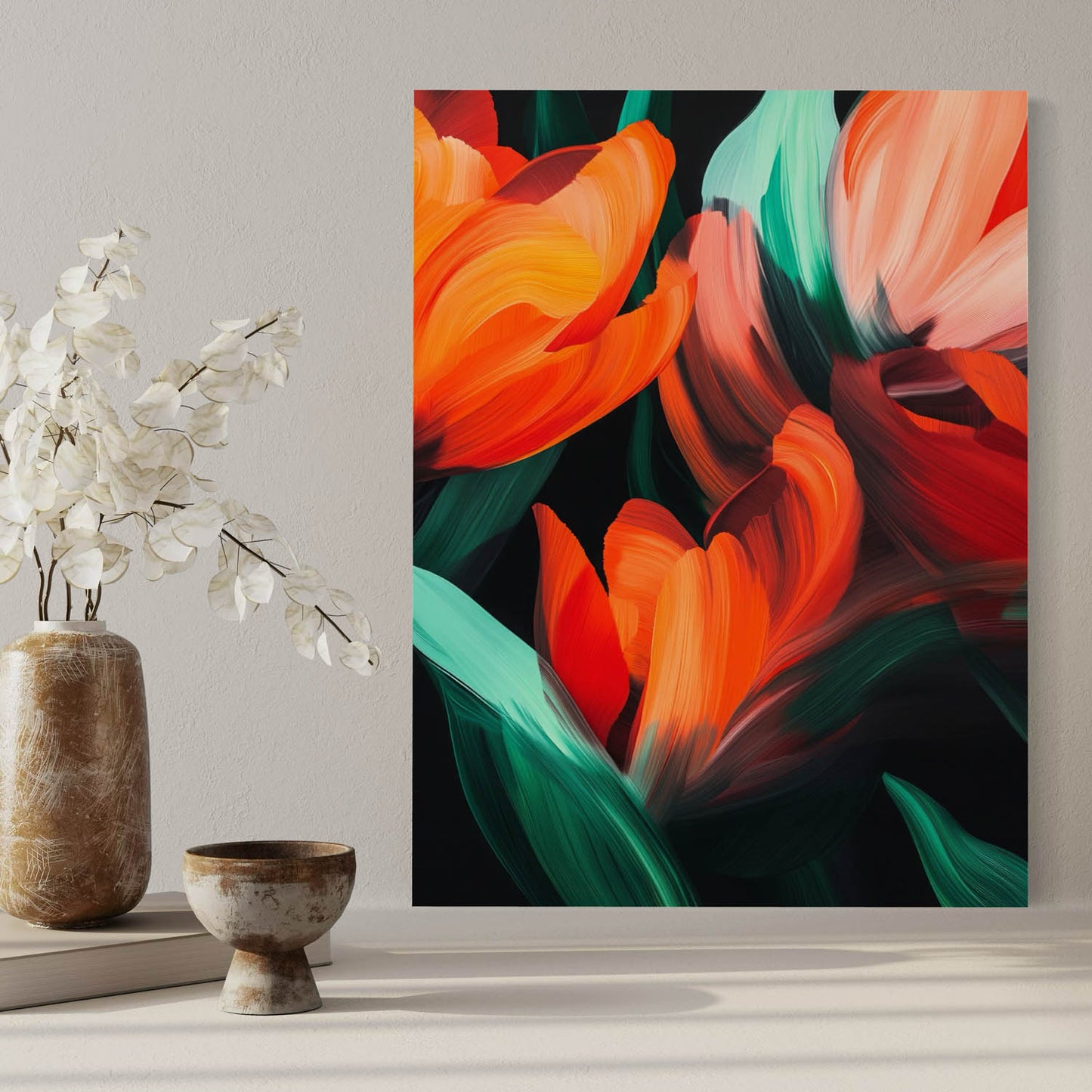 Radiant Petal - Canvas Wall Art