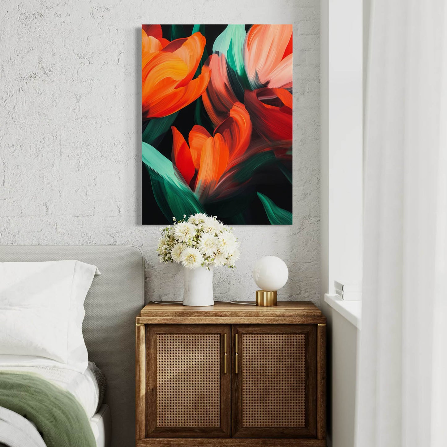 Radiant Petal - Canvas Wall Art