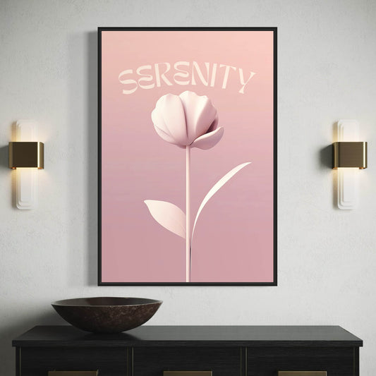 Pure Serenity – Floral Art Print