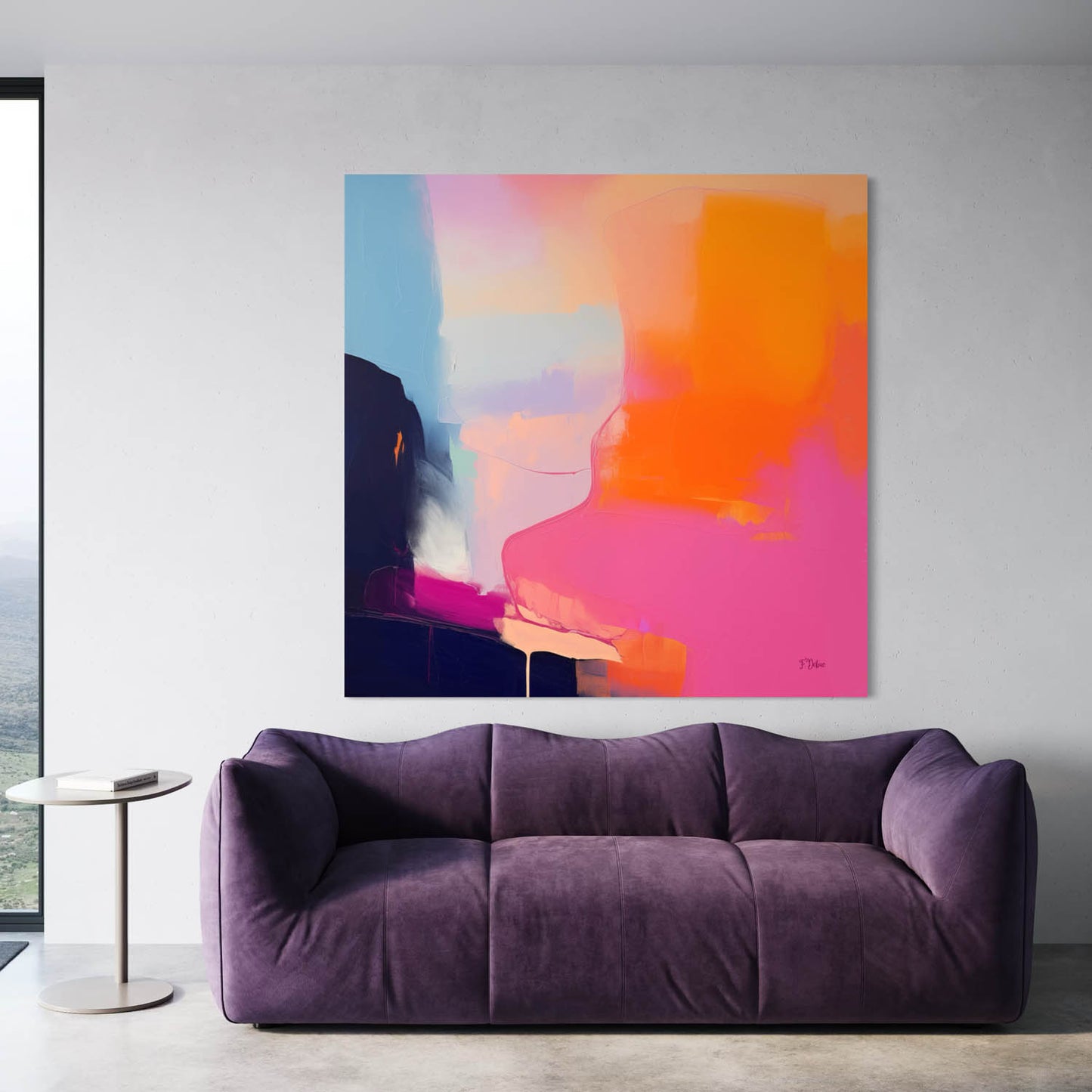 Color Surge – Expressionist Canvas Art