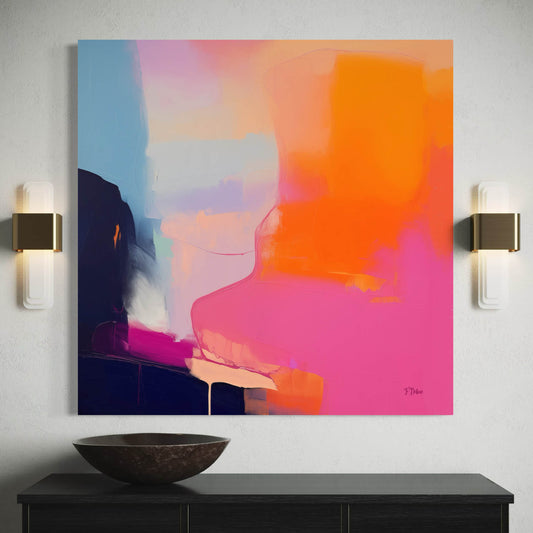 Color Surge – Expressionist Canvas Art
