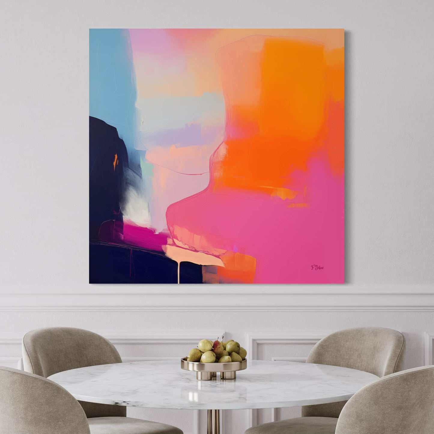Color Surge – Expressionist Canvas Art