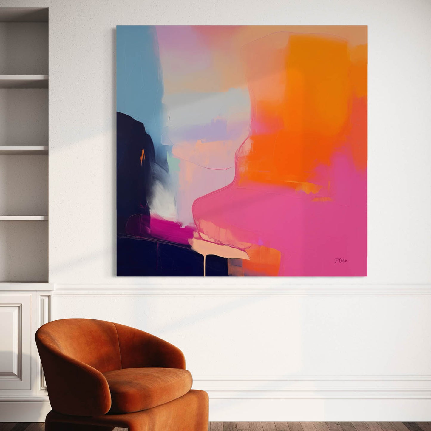 Color Surge – Expressionist Canvas Art