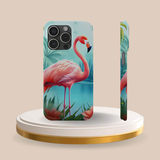 Pink Flamingo - iPhone Case